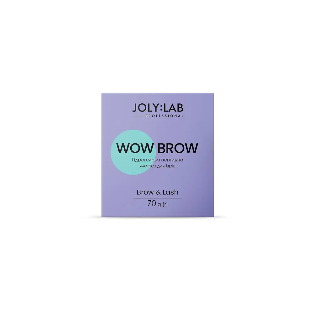 Гідрогелева пептидна маска для брів Wow Brow Joly:Lab 70 г - фото 3