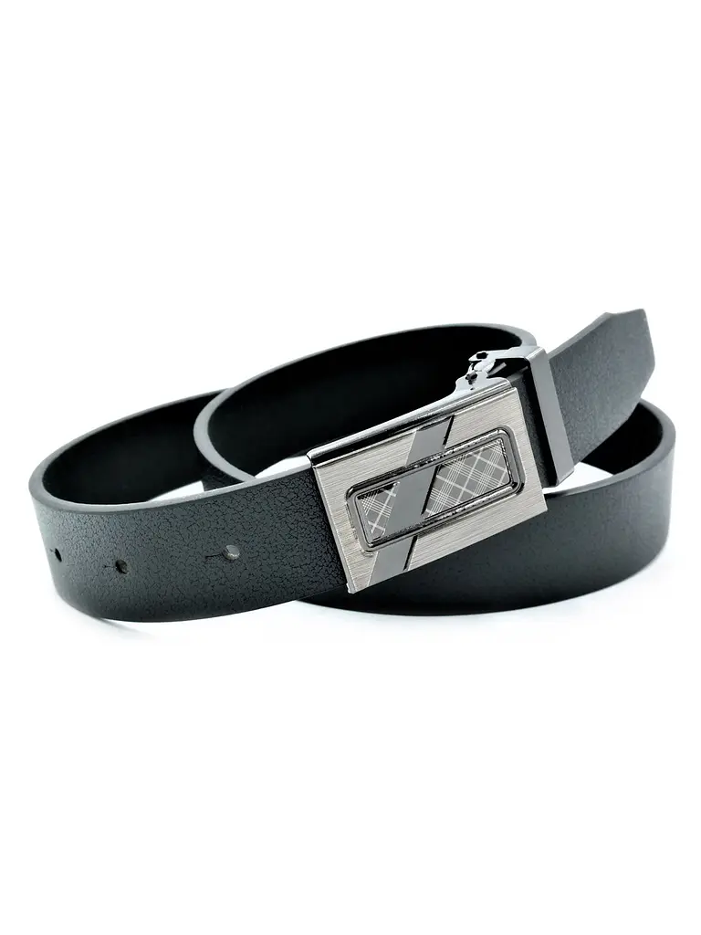 Дитячий ремінь Weatro 2,8 х 80 см Чорний dtsk-28mm-kz-002 (dtsk-28mm-kz-002) - фото 3