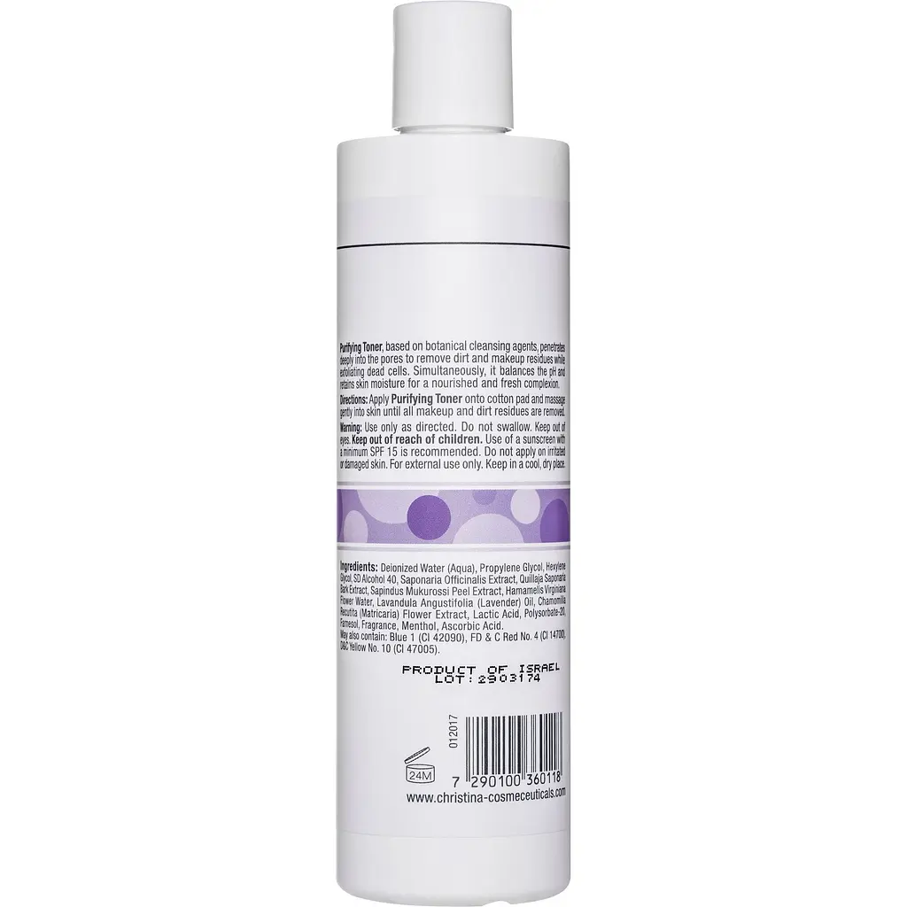 Очищуючий тонік для сухої шкіри Christina Fresh Purifying Toner For Dry Skin з лавандою 300 мл - фото 2