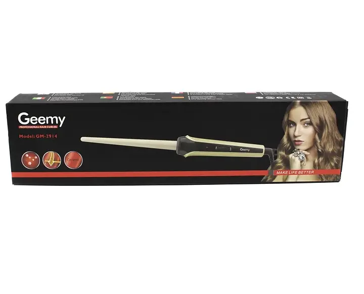 Плойка конусна для волосся Geemy GM-2914 - фото 2