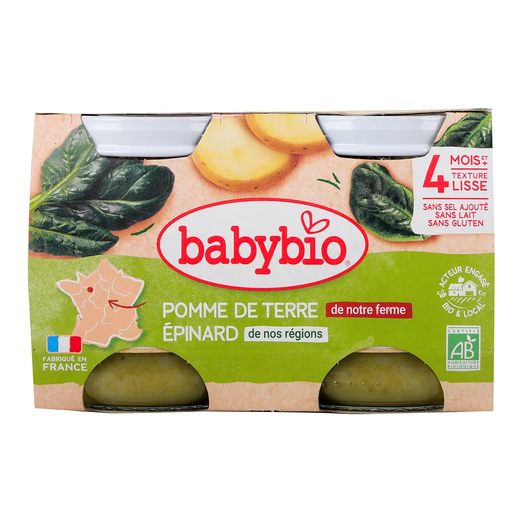 Пюре органічне Babybio з картоплі та шпинату, 130 г - фото 7