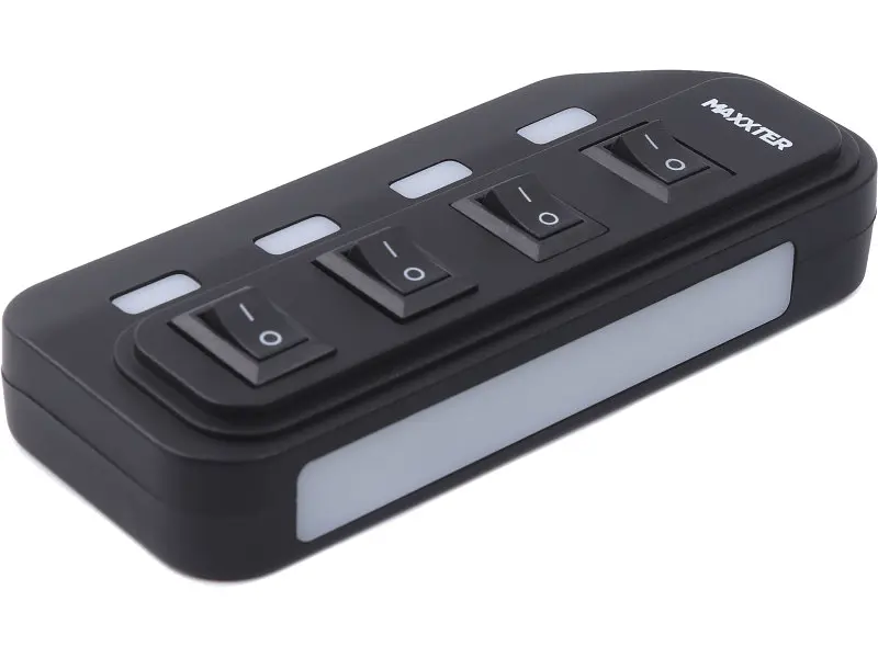 Мультипортовий адаптер Maxxter 4-port USB 2.0 (HU2A-4P-AC-02) - фото 2