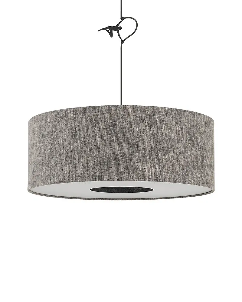 Подвесной светильник, люстра Nowodvorski 11674 Lago M E27 1x25W IP20 серый - фото 4