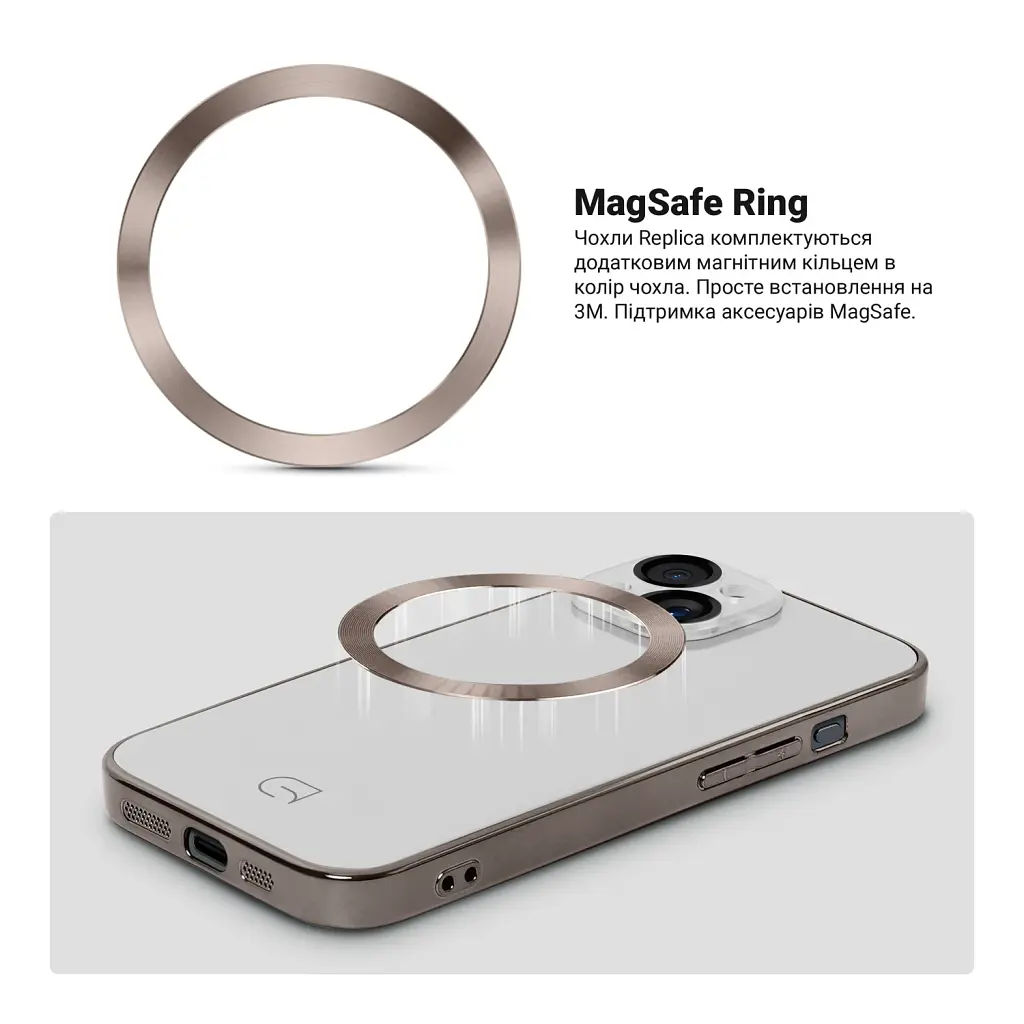 Чохол ArmorStandart Replica MagSafe для Apple iPhone 15 White - фото 4