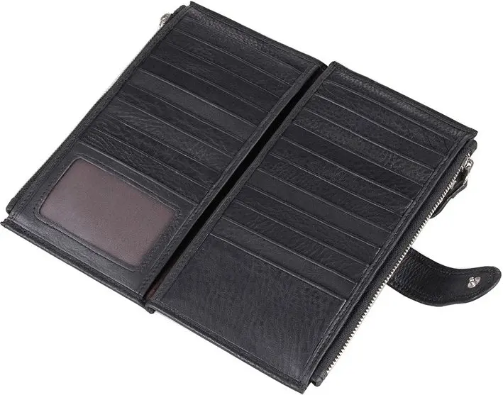 Чоловічий шкіряний гаманець Vintage 11х20 см acs0015205 - фото 6
