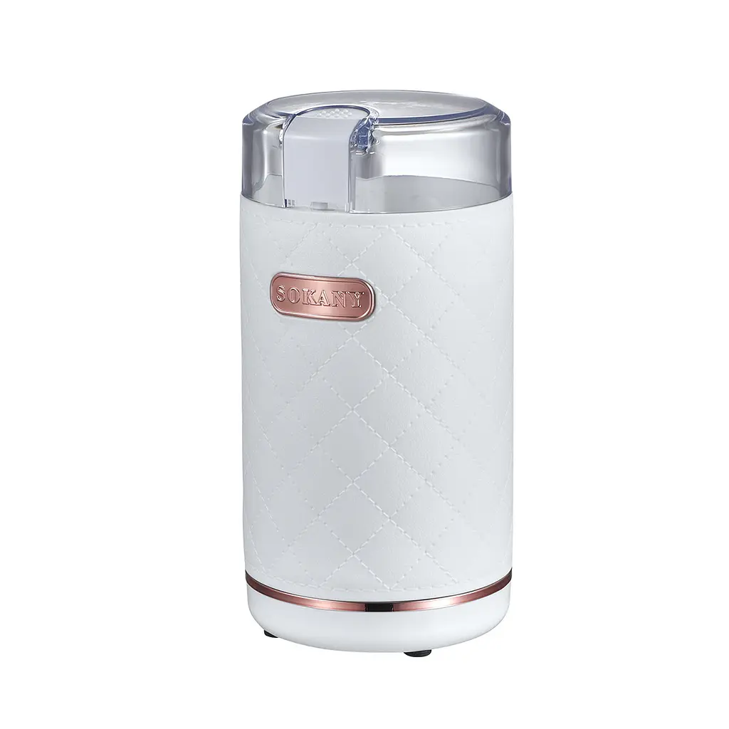 Кавомолка електрична Sokany SK-3027 150 Вт 50 г, білий Sokany SK-3027W - фото 6