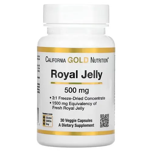 Маточне молочко (Royal Jelly) Royal Jelly 500 mg 30 Veggie Caps CGN vit0005400