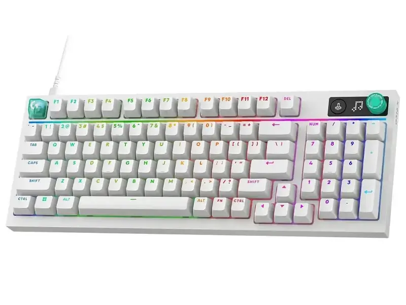 Клавіатура Logitech G316 X 98 RGB Mechanical Tactile White (920-014231) - фото 2