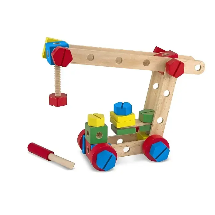 Дерев'яний будівельний конструктор Melissa&Doug, 48 елементів (MD5151) - фото 2