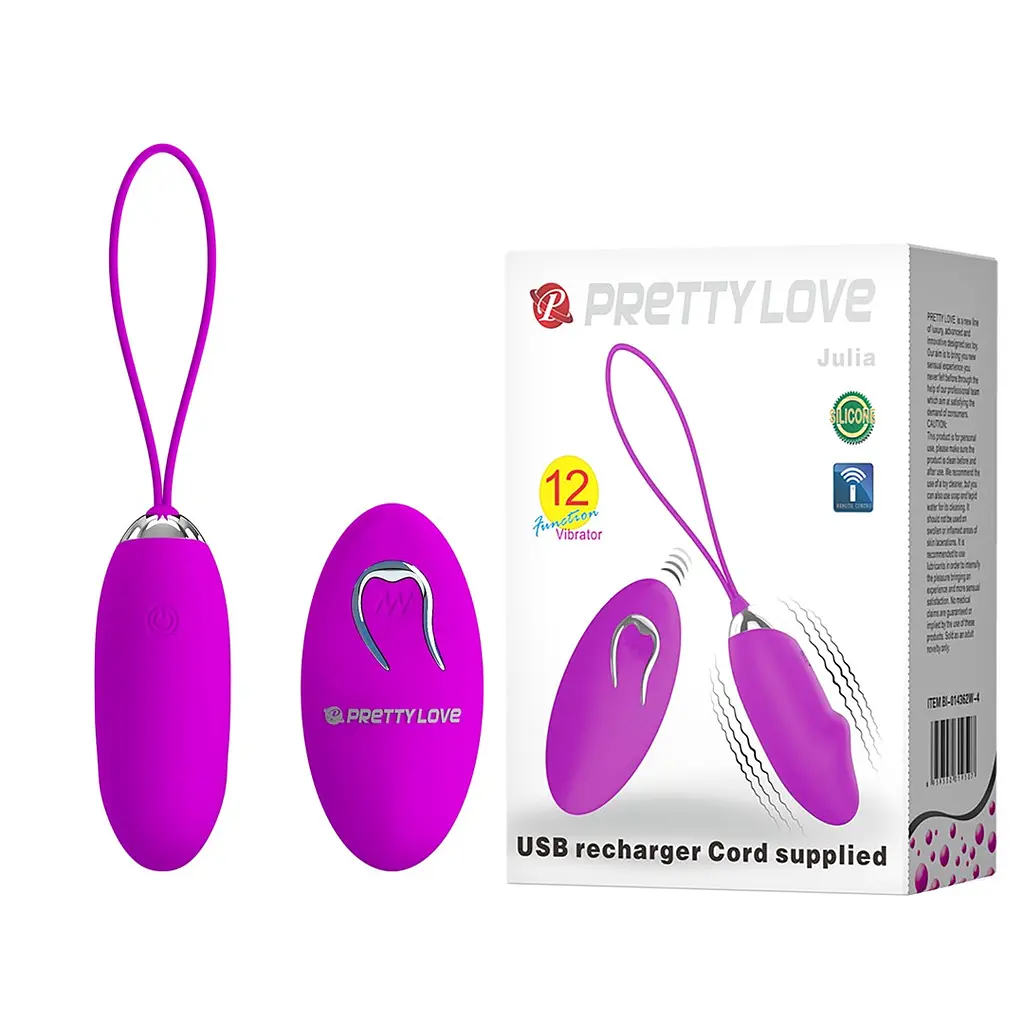 Віброкільце Pretty Love Julia 7.5 см фіолетовий - фото 8