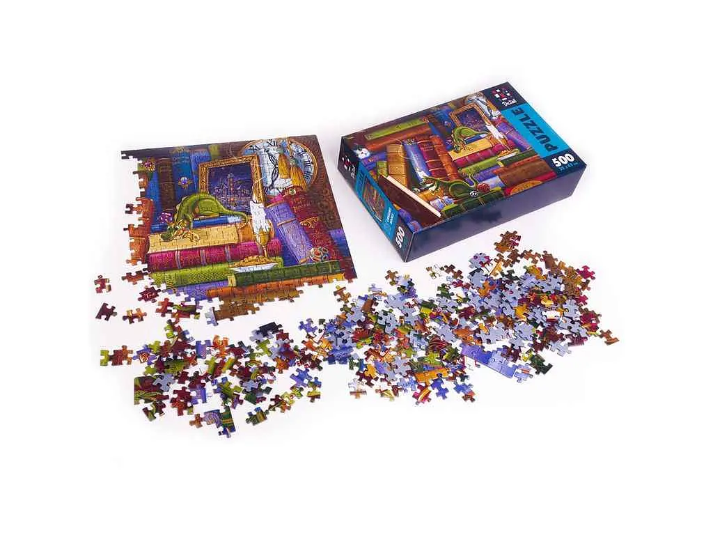 Пазли VLADI TOYS Книги про драконів DT500-12 (укр) - фото 2