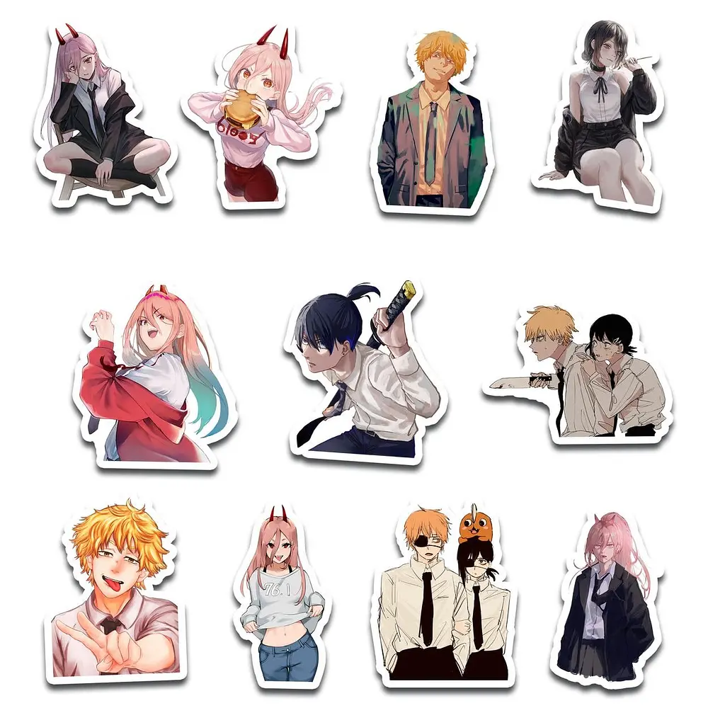 Стикерпак GeekLand Chainsaw man 45 штук (SP CM 01) - фото 3