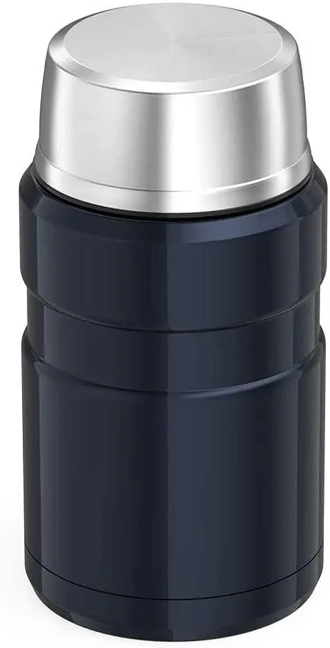 Термос харчовий Thermos Stainless King 710 ml Midnight Blue з ложкою - фото 2