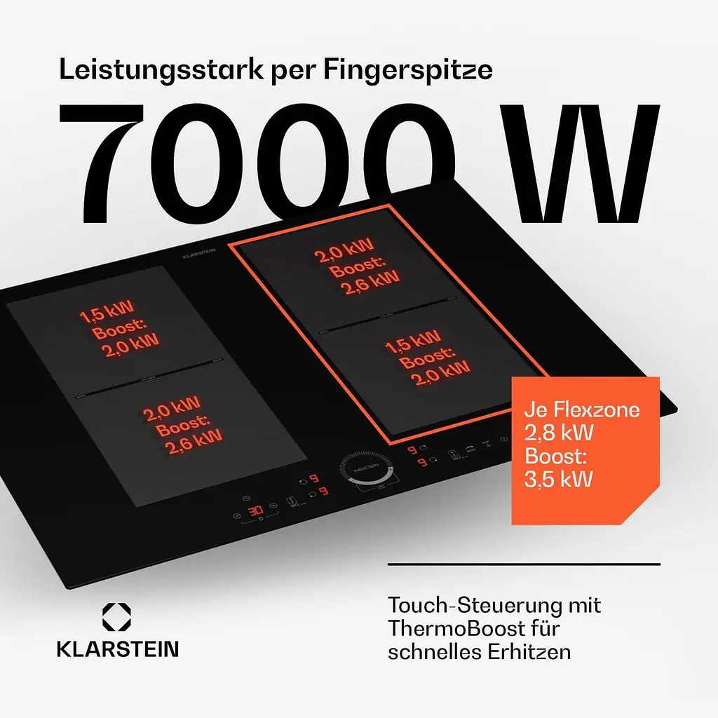Индукционная плита Klarstein Delicatessa 70 Flex (10045602) - фото 5