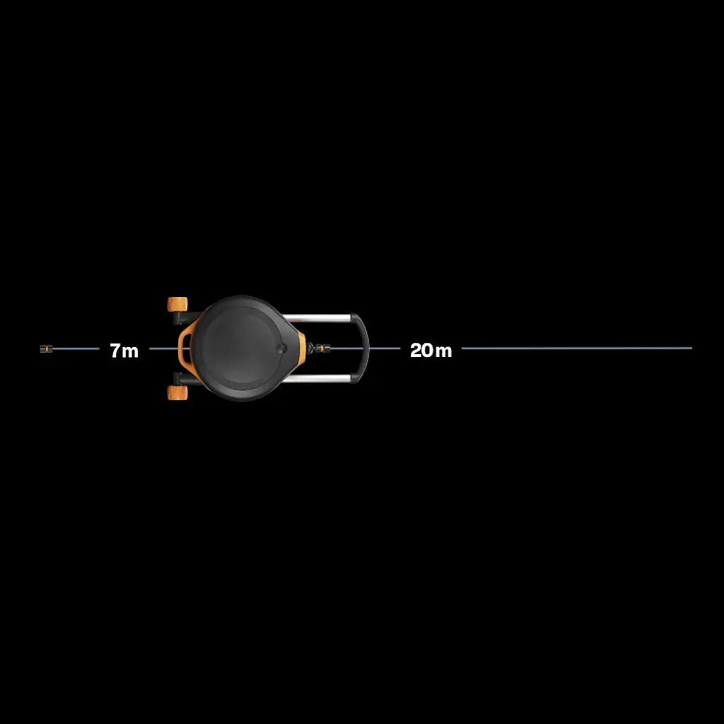 Шланг Fiskars X-series XL з автоматичною котушкою-візоком (1067548) - фото 6