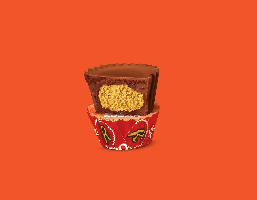 Цукерки Reese's Zero Sugar Miniatures Chocolate Peanut Butter Cups Candy 144г - фото 5