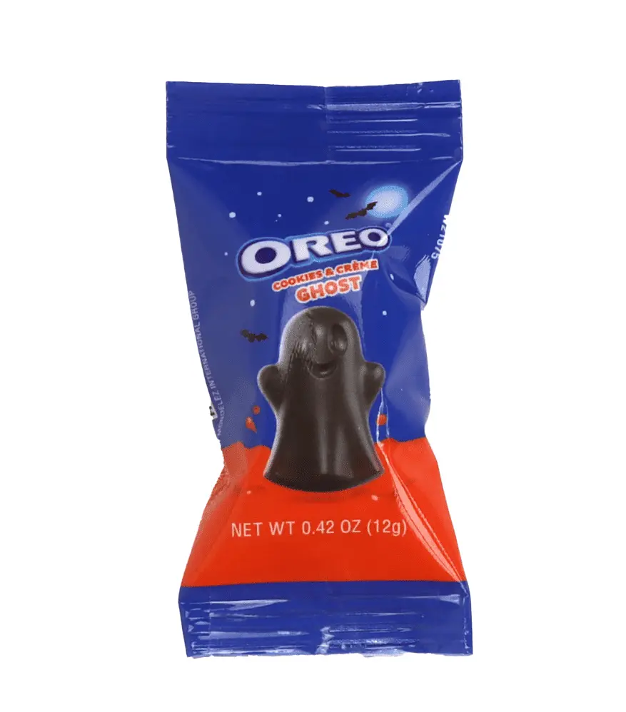 Шоколадні цукерки Frankford Oreo Dark Chocolate Halloween Ghosts 198г - фото 4