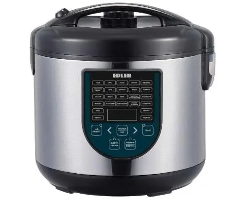Мультиварка EDMC-2006 Black, 860 Вт Edler teh0020188