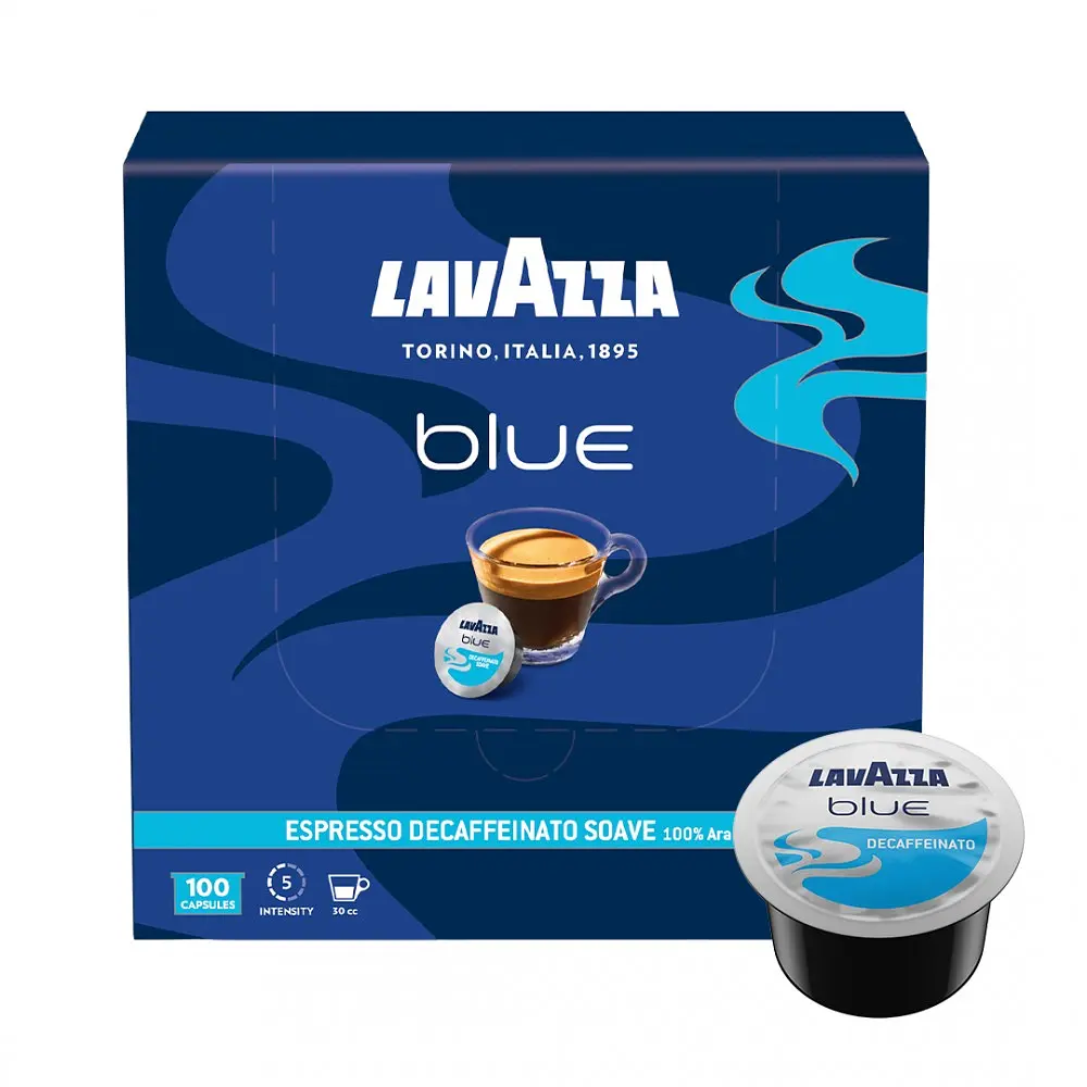 Кава в капсулах Lavazza Blue Decaffeinato 100шт