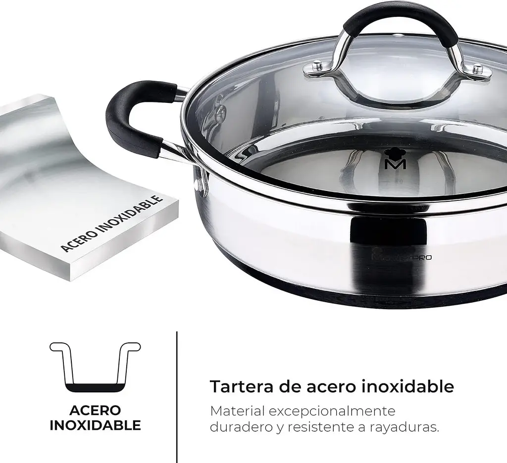 Сотейник MasterPro Foodies collection 3,8 л (BGMP-1503-BK) - фото 4