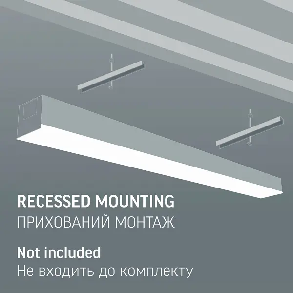 LED светильник линейный VIDEX BN03 30W 0.6М 5000K 220V Black - фото 6