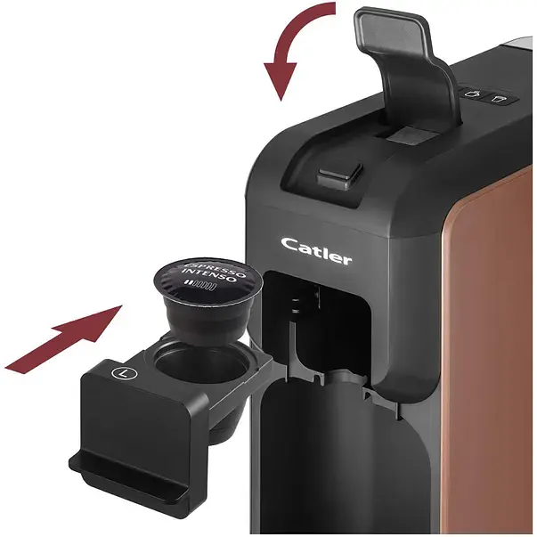 Кофеварка капсульная Catler Porto 0.8 л черно-медная (ES701PORTOBH) - фото 7