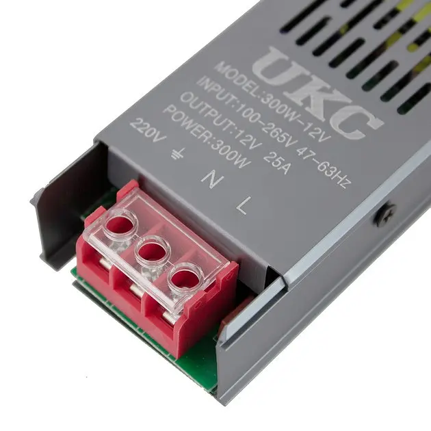 Блок живлення UKC model 300W-12V, 25 A, імпульсний блок живлення на 12 вольтів, адаптер живлення 12 В - фото 4