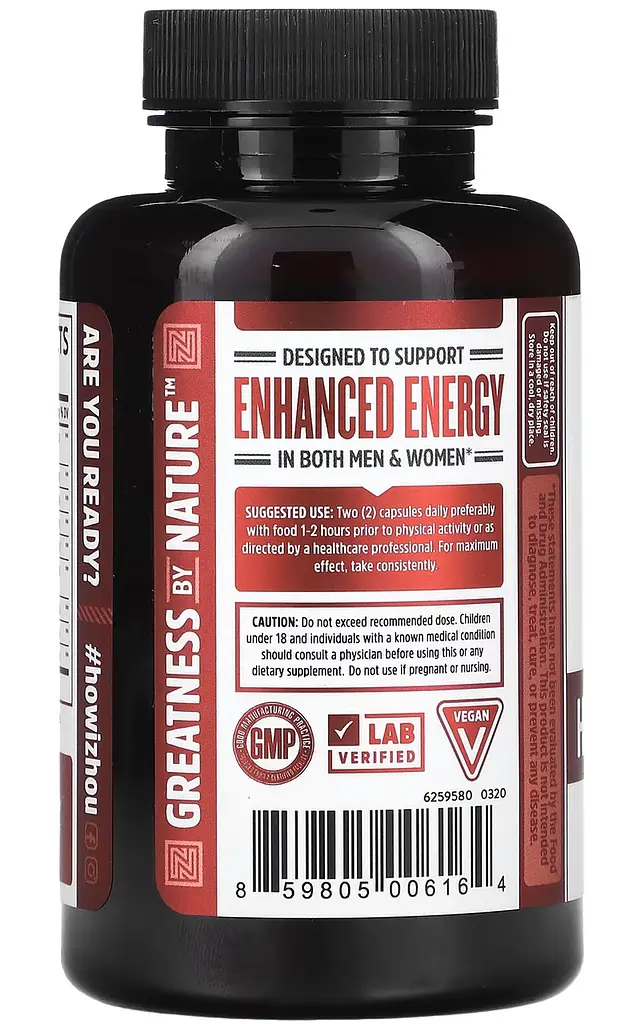 Комплекс для сексуальної енергії з горянкою (Horny Goat Weed) 60 капсул Zhou Nutrition - фото 3