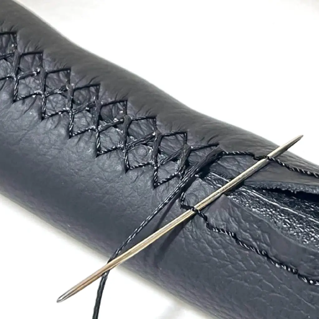 Чохол Обплетення Керма для Mercedes Sprinter / Vito VW Crafter 2006-2015 Шкіра (Модельна Викрійка) №78 - фото 7