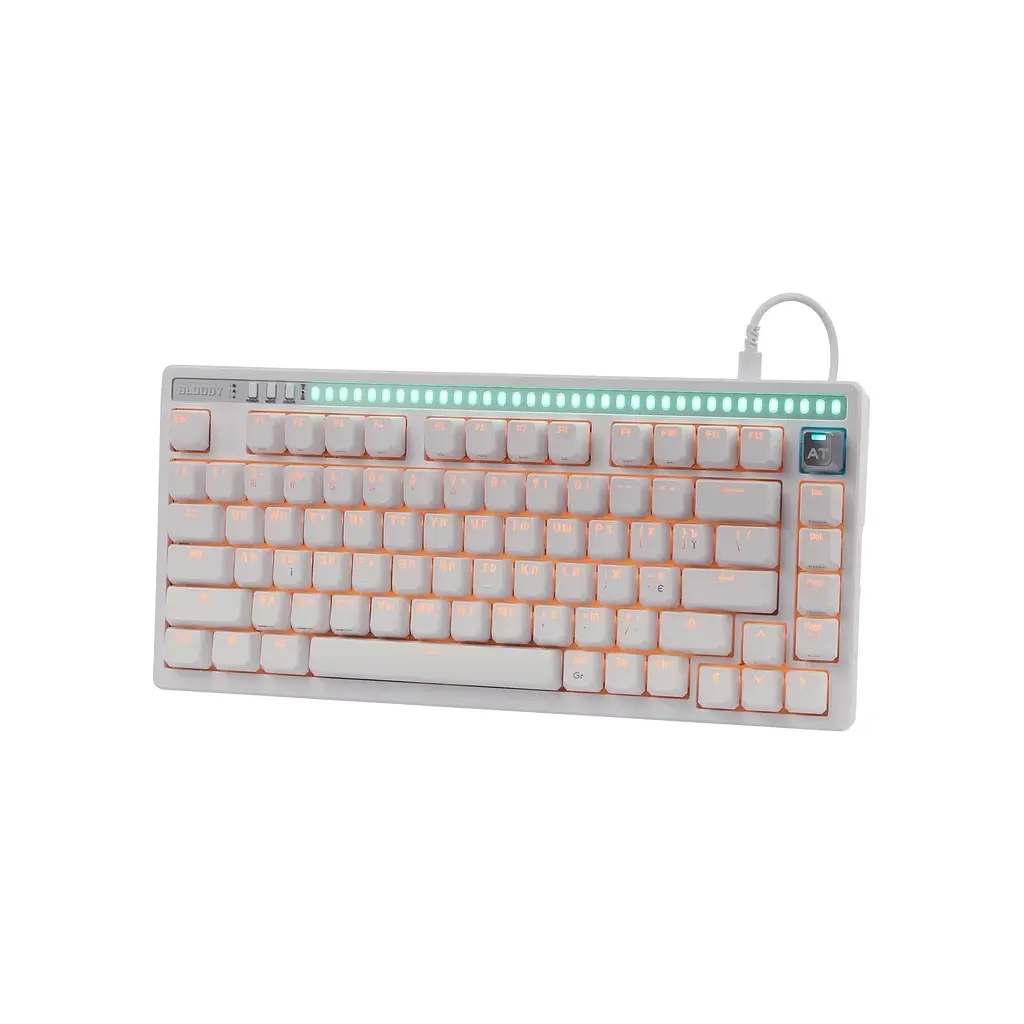 Клавіатура A4Tech Bloody AT75 USB RGB UA White (4711421002776) - фото 2