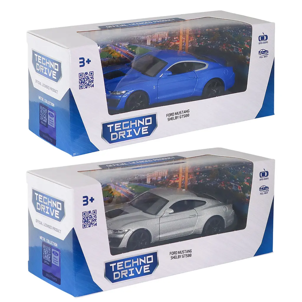 Автомодель TechnoDrive Ford Mustang Shelby GT500 2024 в асортименті (260091U) - фото 13