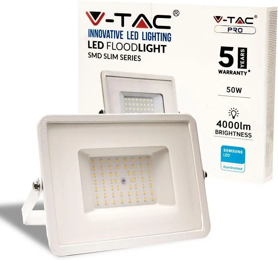 Светодиодный прожектор V-TAC 50 Вт 4000 К Белый VT-50, 410 класс - фото 8