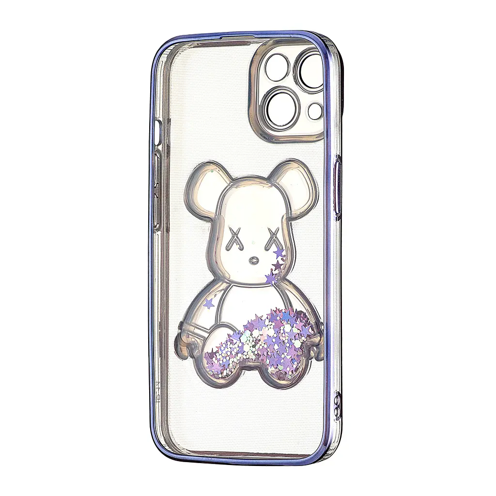 Чохол Shining Bear Case Protected Camera iPhone 14 Purple - фото 3