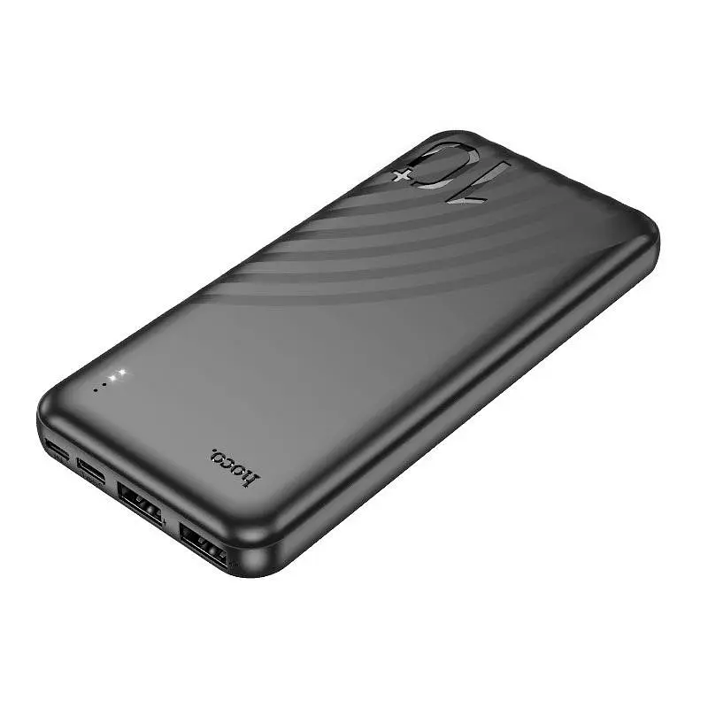 Універсальна мобільна батарея HOCO Element power bank J123 10000mAh |2USB/1Type-C, 2A| - фото 3