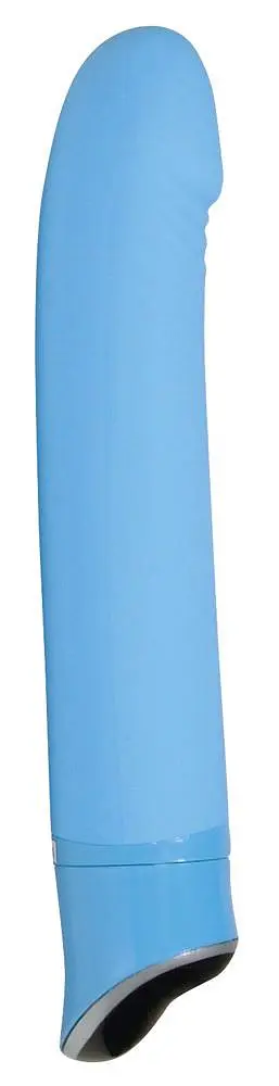 Вибратор Sweet Smile Happy 22 см голубой - фото 2