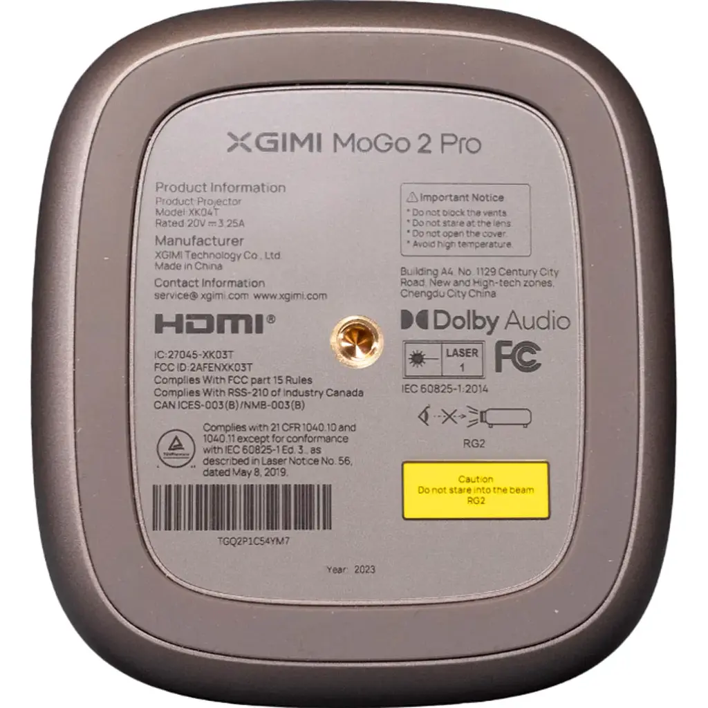 Мультимедийный проектор Xiaomi XGiMi MoGo 2 Pro [84840] - фото 6