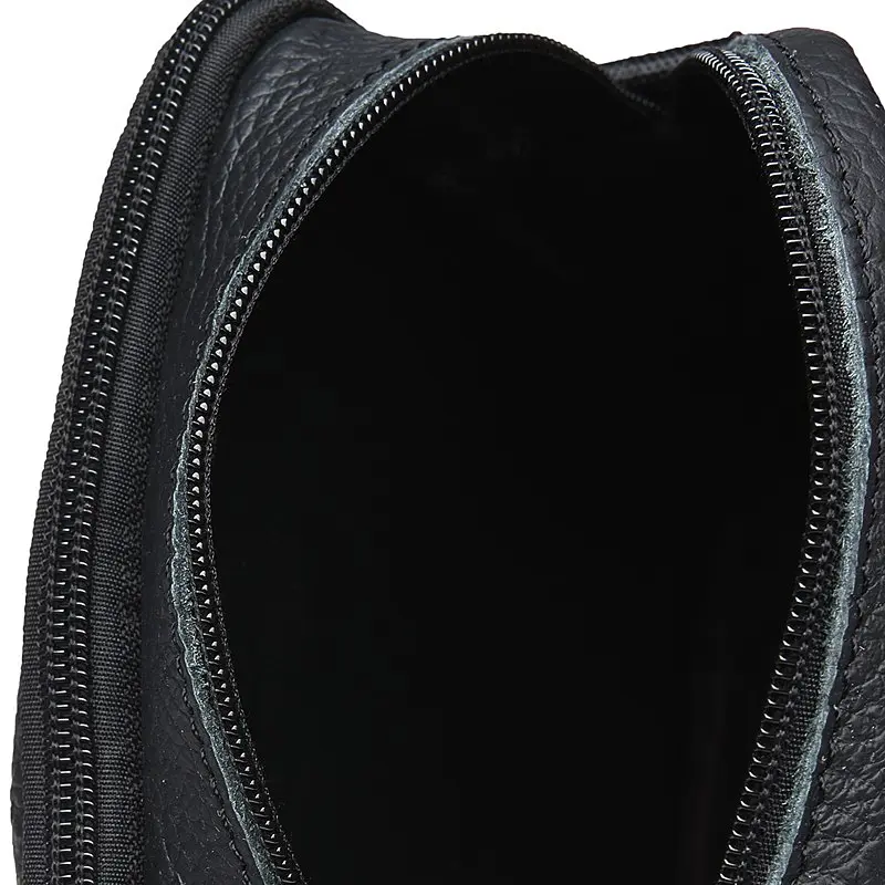 Чоловіча сумка через плече Keizer K11816-black 20х17х7 см Чорний - фото 8