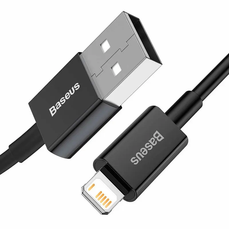 Кабель Baseus Superior Series Cable USB to Lightning 2.4A 1m CALYS-A01 Black - фото 6