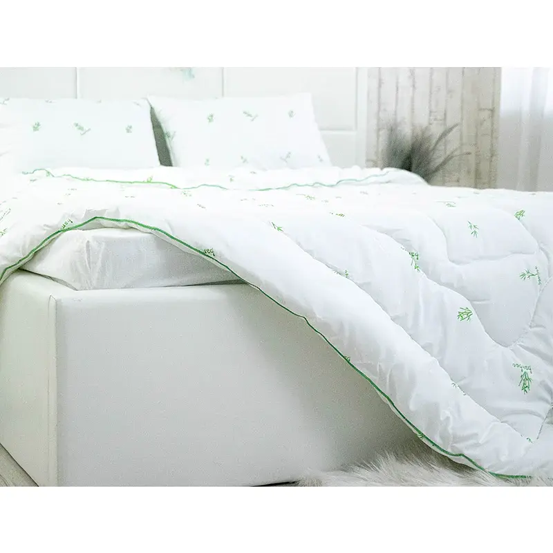 Ковдра зимова бамбукова Руно Bamboo Style 200х220 см біла - фото 9