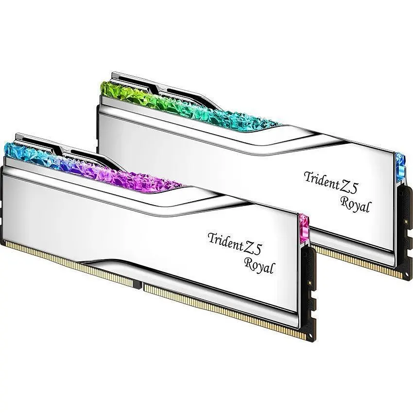 Модуль пам'яті DDR5 G.Skill Trident Z5 Royal 2x32GB 6000MHz Silver [F5-6000J2836G32GX2-TR5S] [148626] - фото 2