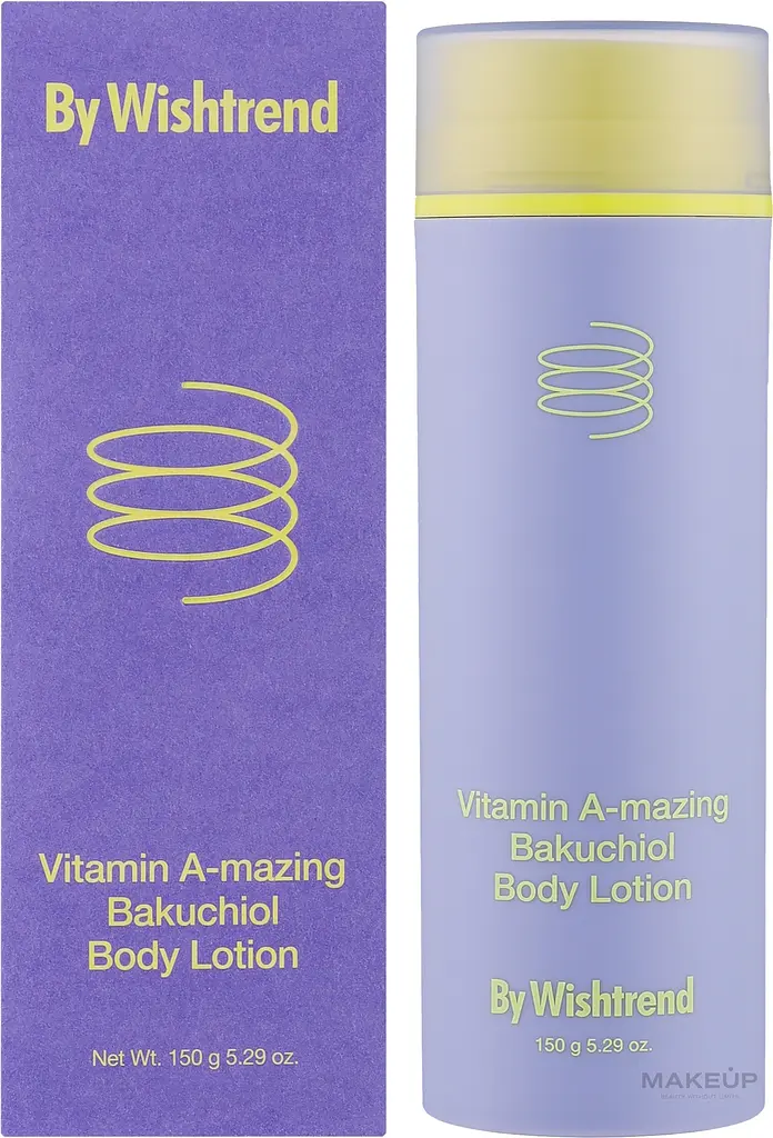 Лосьон для тела с бакучиолом By Wishtrend Vitamin A-mazing Bakuchiol Body Lotion 150 г - фото 2
