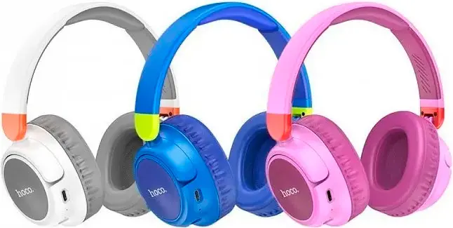 Навушники Hoco W43 Adventure Stereo Bluetooth Headphones Blue [98292] - фото 4