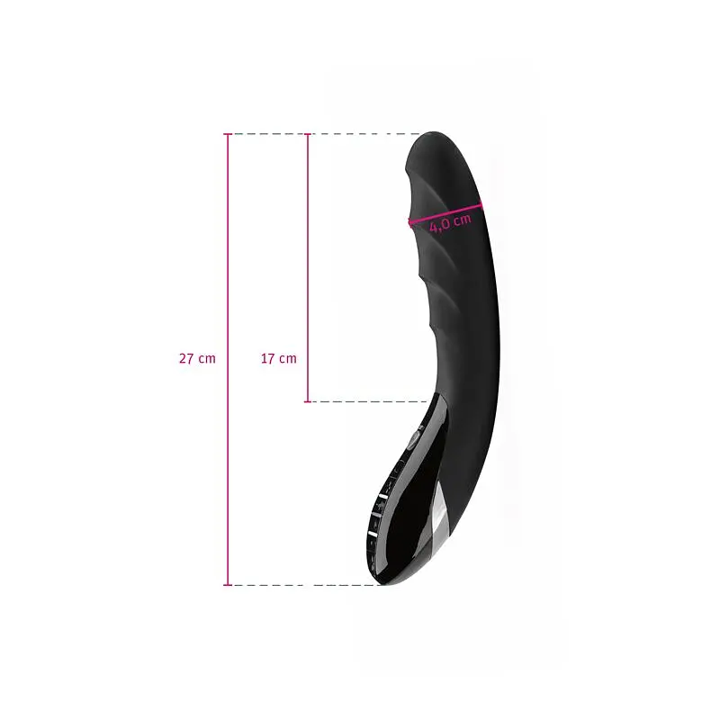 Вібратор з електростимуляцією Mystim Sizzling Simon eStim Black, міостимулятор - фото 3