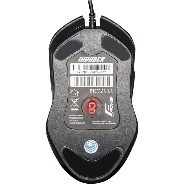 Миша Frime Invader USB Black (FMC2010) - фото 4