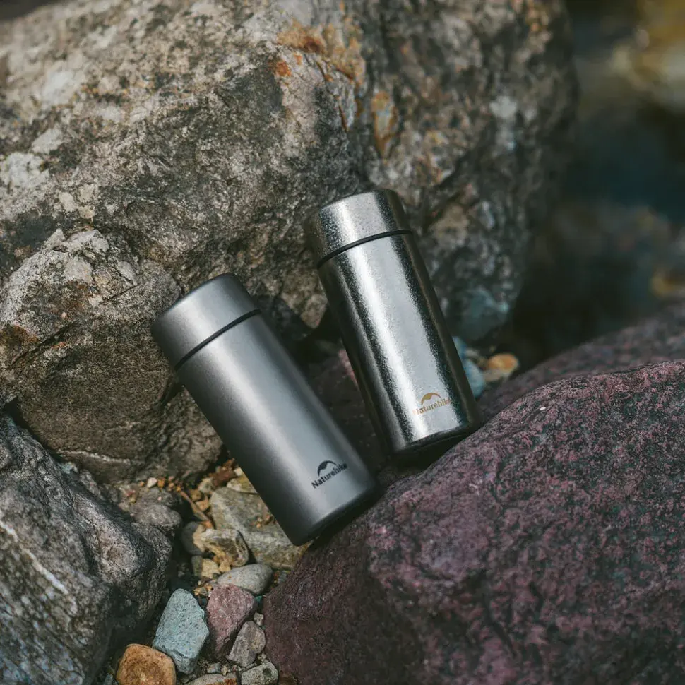 Термос Naturehike CNK2550CF017, титан, 0.2 л, світло-сірий - фото 2