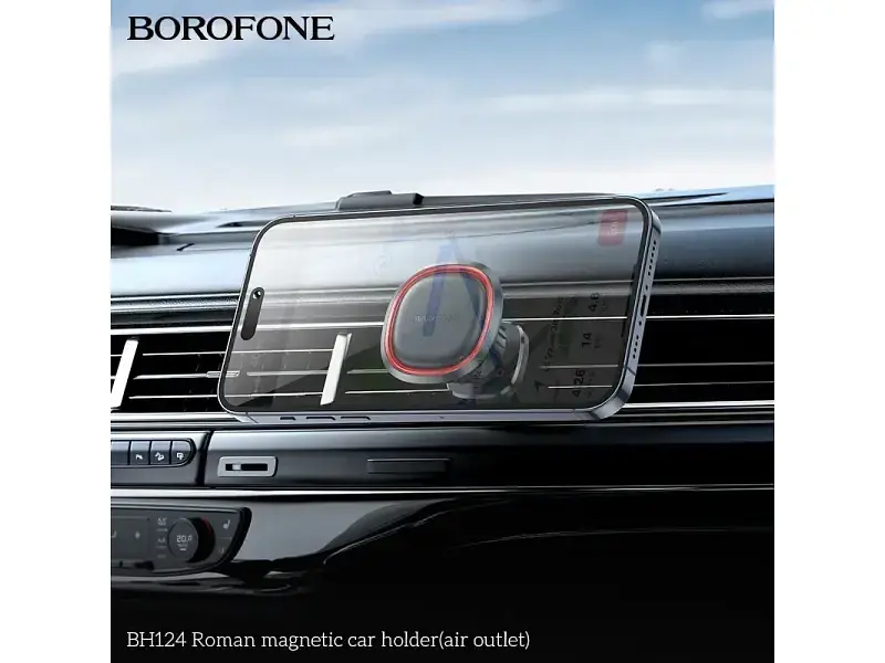 Автомобільний тримач для смартфона Borofone BH124 Black/Red (6941991119545) - фото 4