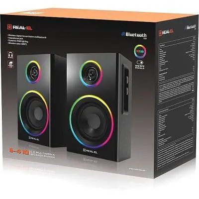 Акустична система REAL-EL S-410 Black (EL121200016) - фото 7