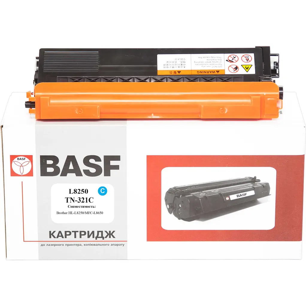 Картридж тон. BASF для Brother HL-L8250/MFC-L8650 аналог TN321C Cyan ( 1500 ст.) (BASF-KT-L8250C)