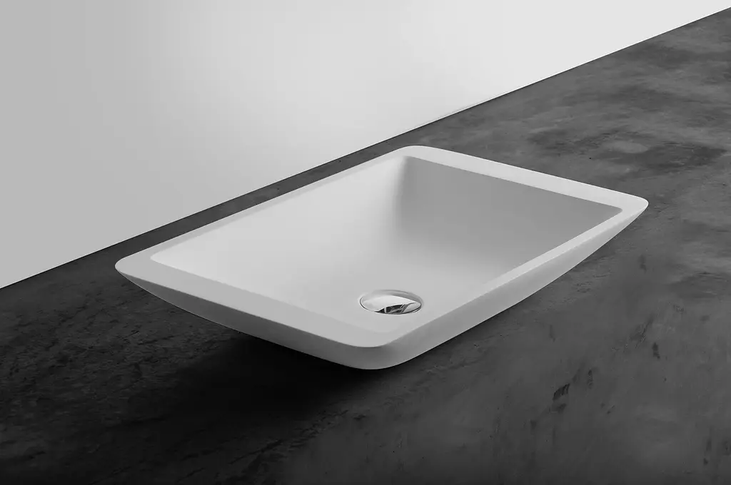 Раковина Volle Solid surface 59x34 13-40-859, Білий - фото 2