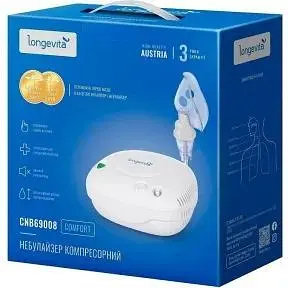 Ингалятор (небулайзер) Longevita CNB69008 компрессорный - фото 2